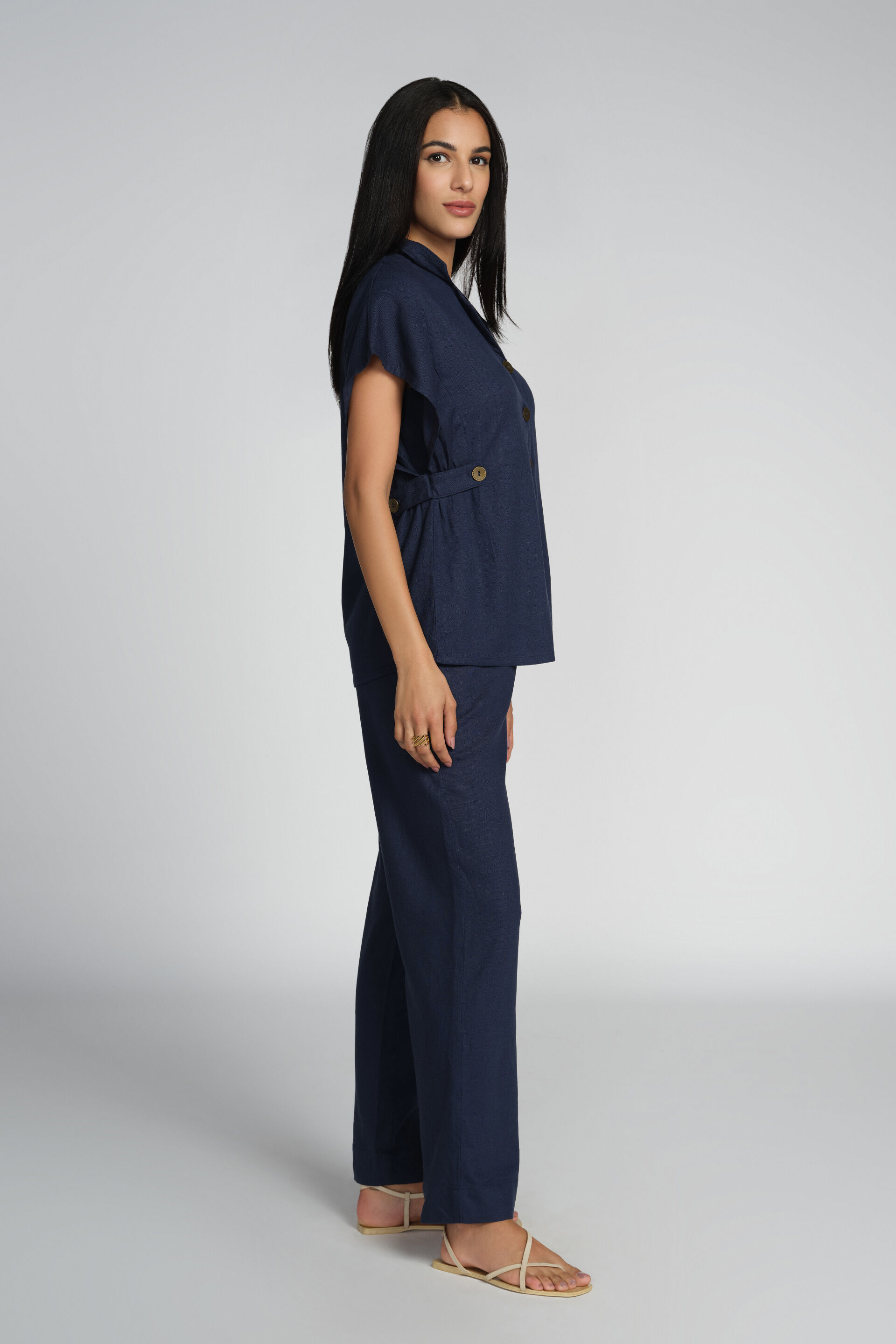 Terra Navy Co-ord Set, Navy, image 4